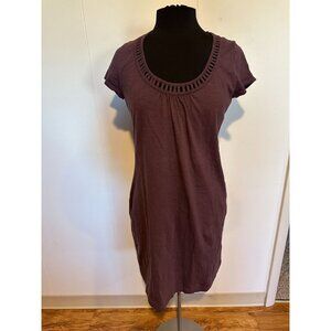 Banana Republic 100% Cotton Purple Dress – Size M‎